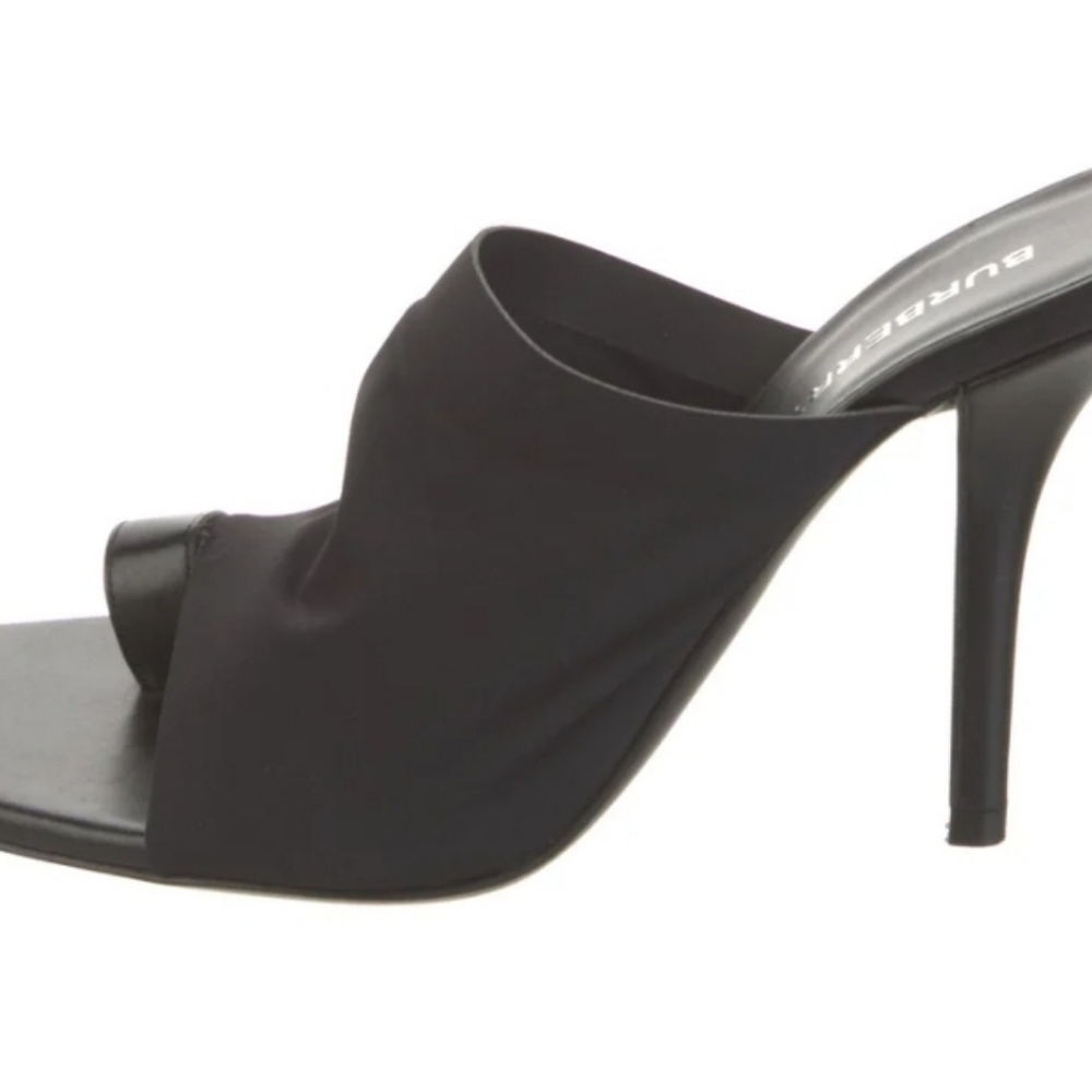 Burberry Black Sandals 36.5 - Picture 4 of 4